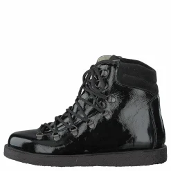 Boot With Laces And D-rings Black / Black
