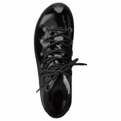 Boot With Laces And D-rings Black / Black