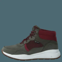 Boroughs F/l Mid Wp Dark Green Nubuck