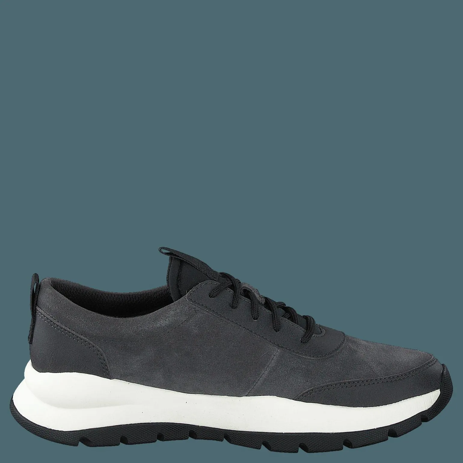 Boroughs Project Lthr Ox Dark Grey Suede
