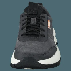 Boroughs Project Lthr Ox Dark Grey Suede