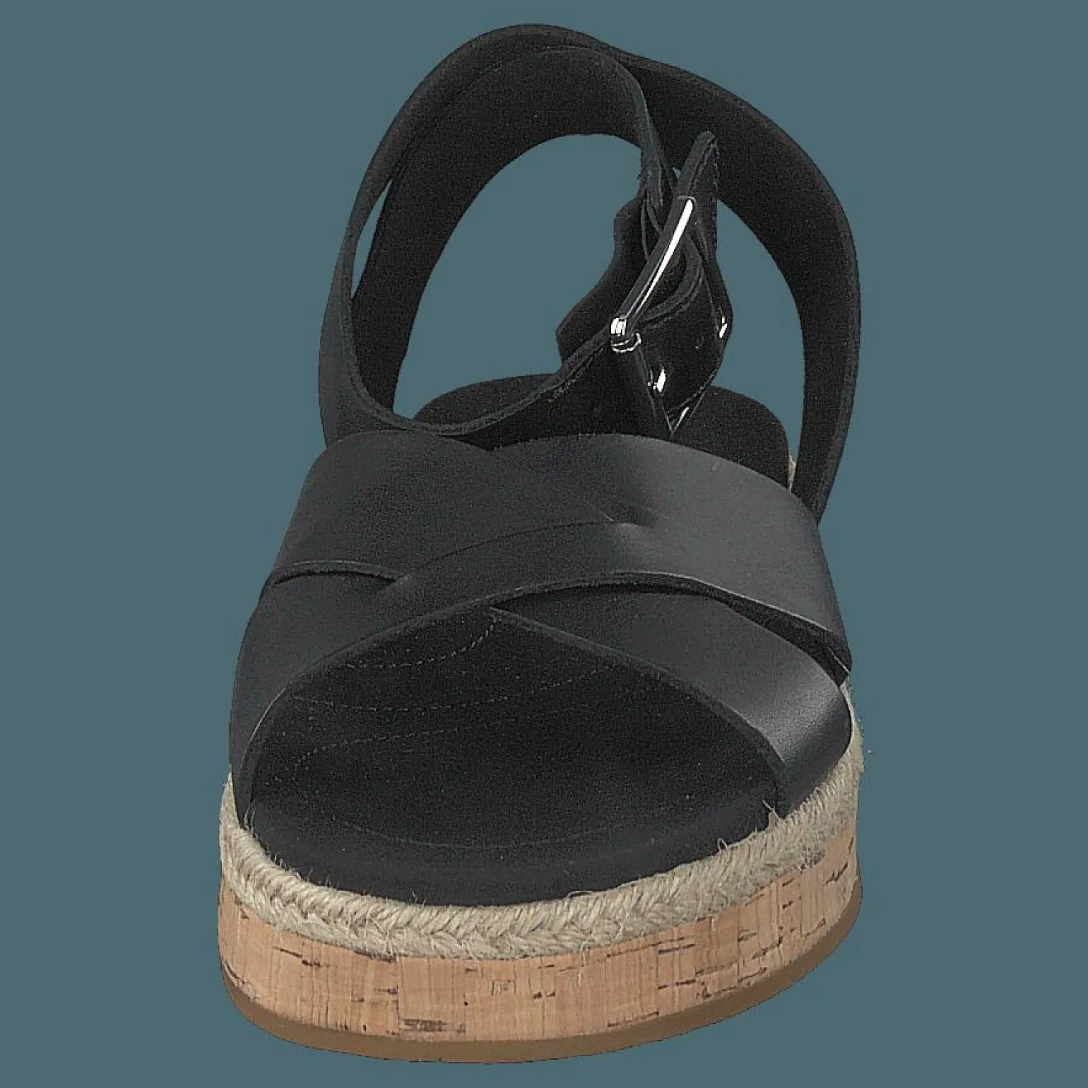 Botanic Poppy Black Leather