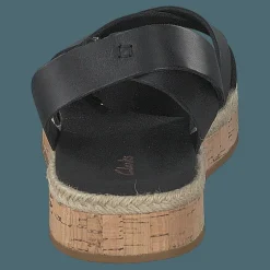 Botanic Poppy Black Leather