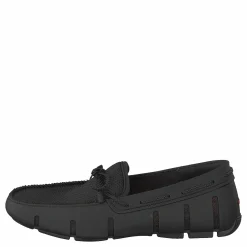 Braided Lace Loafer Black