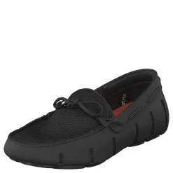 Braided Lace Loafer Black