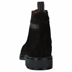 Brookly Mid Lace Boot Dark Brown