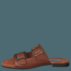Buckles Square Flat Cognac