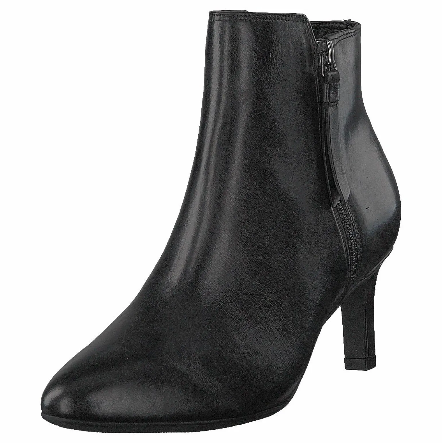 Calla Blossom Black Leather
