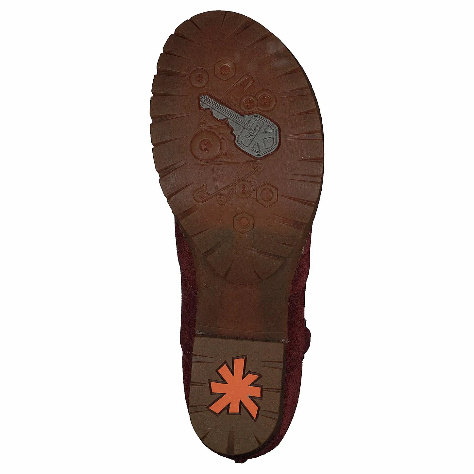 Camden Lux Suede Burdeos