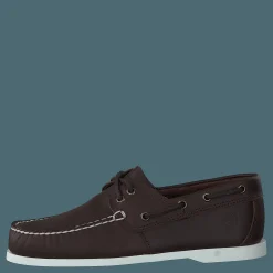 Cedar Bay Boat Shoe Dk Brown Full Grain