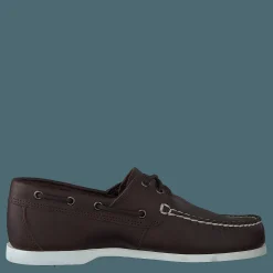 Cedar Bay Boat Shoe Dk Brown Full Grain
