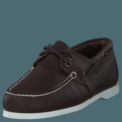 Cedar Bay Boat Shoe Dk Brown Full Grain