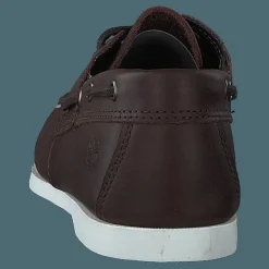 Cedar Bay Boat Shoe Dk Brown Full Grain