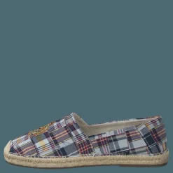 Cevio Crest Madras Espadrille Blue Multi