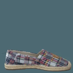 Cevio Crest Madras Espadrille Blue Multi