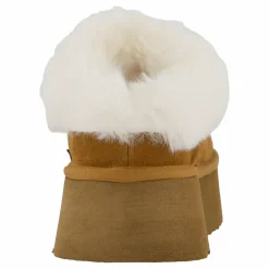 Chaplin Slide Chestnut Suede