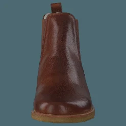 Chelsea boot with wool lining 2509 Medium Brown