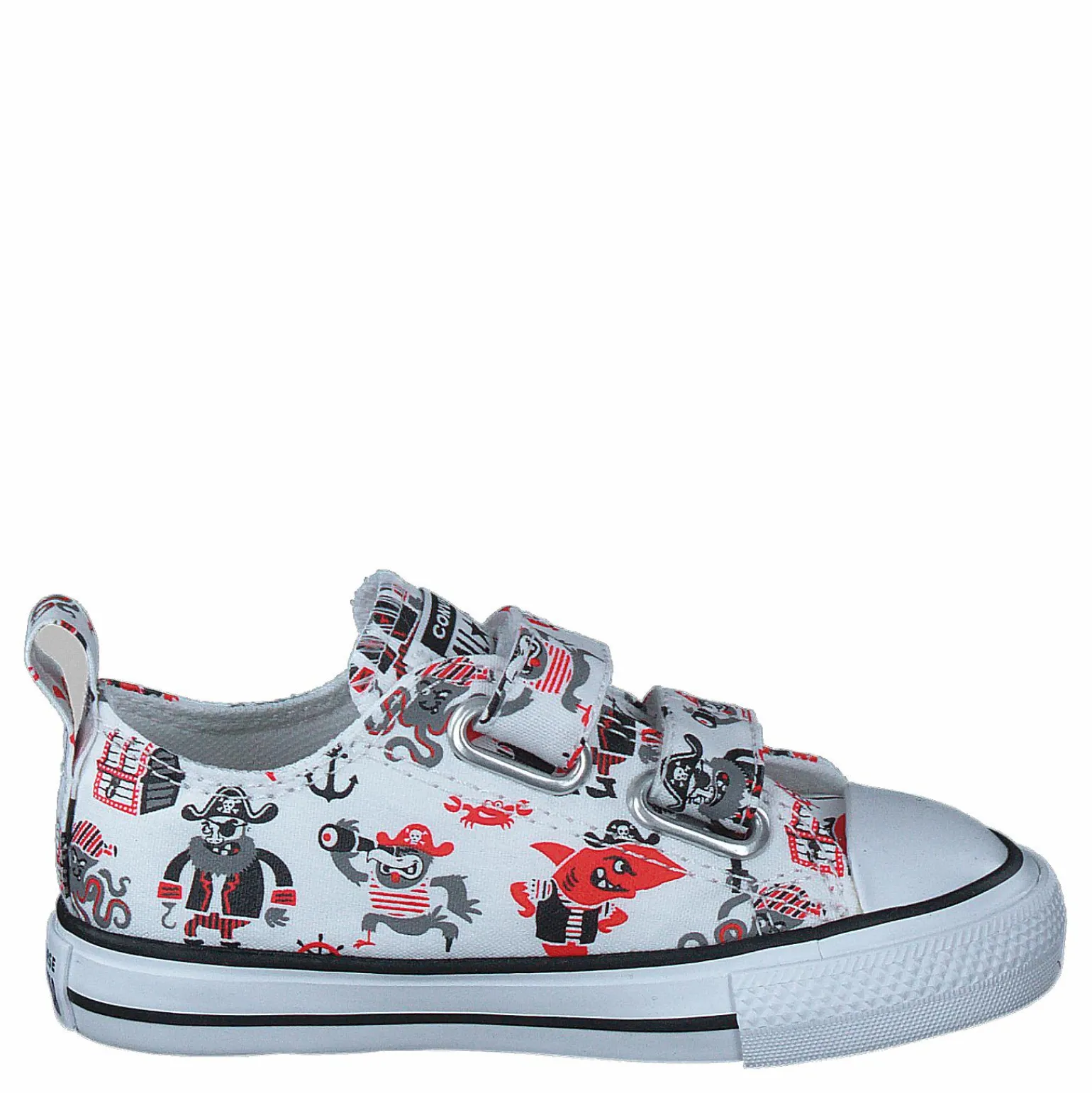 Chuck Taylor All Star 2v Pirat 102-white/university Red/black