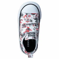 Chuck Taylor All Star 2v Pirat 102-white/university Red/black