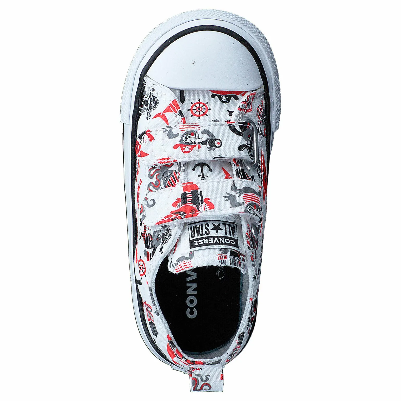 Chuck Taylor All Star 2v Pirat 102-white/university Red/black