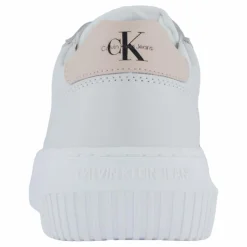 Chunky Cupsole Mono Lth Wn Bright White/whisper Pink