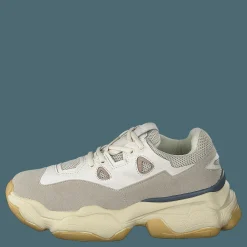 Chunky Graphic Sole Trainers Nude