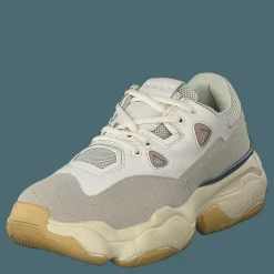 Chunky Graphic Sole Trainers Nude