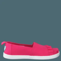 Classic Canvas Ruffle Youth Raspberry