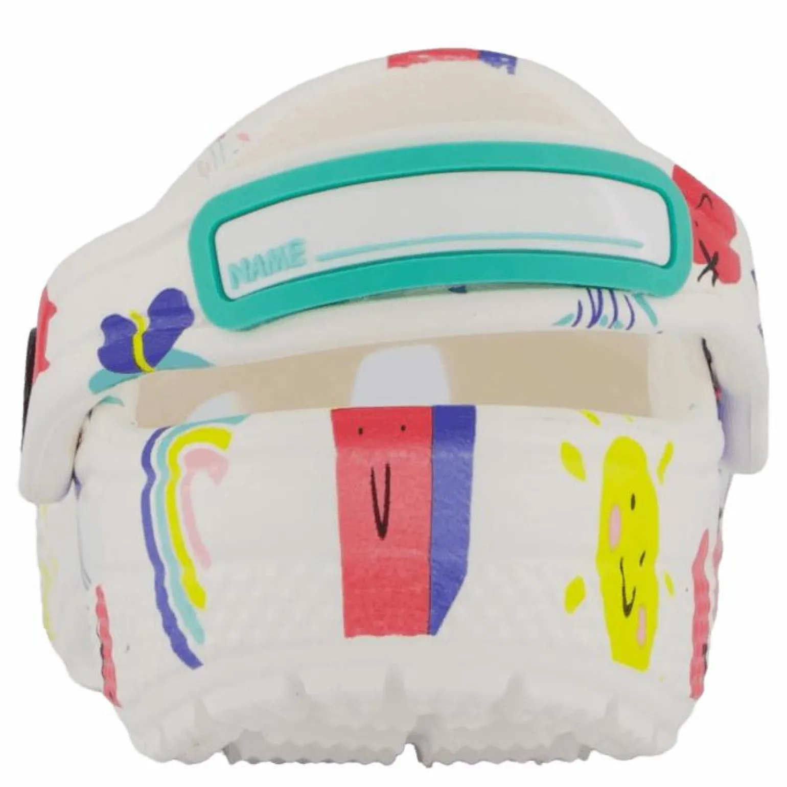 Classic Doodle Print Clog T White/multi