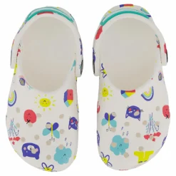 Classic Doodle Print Clog T White/multi