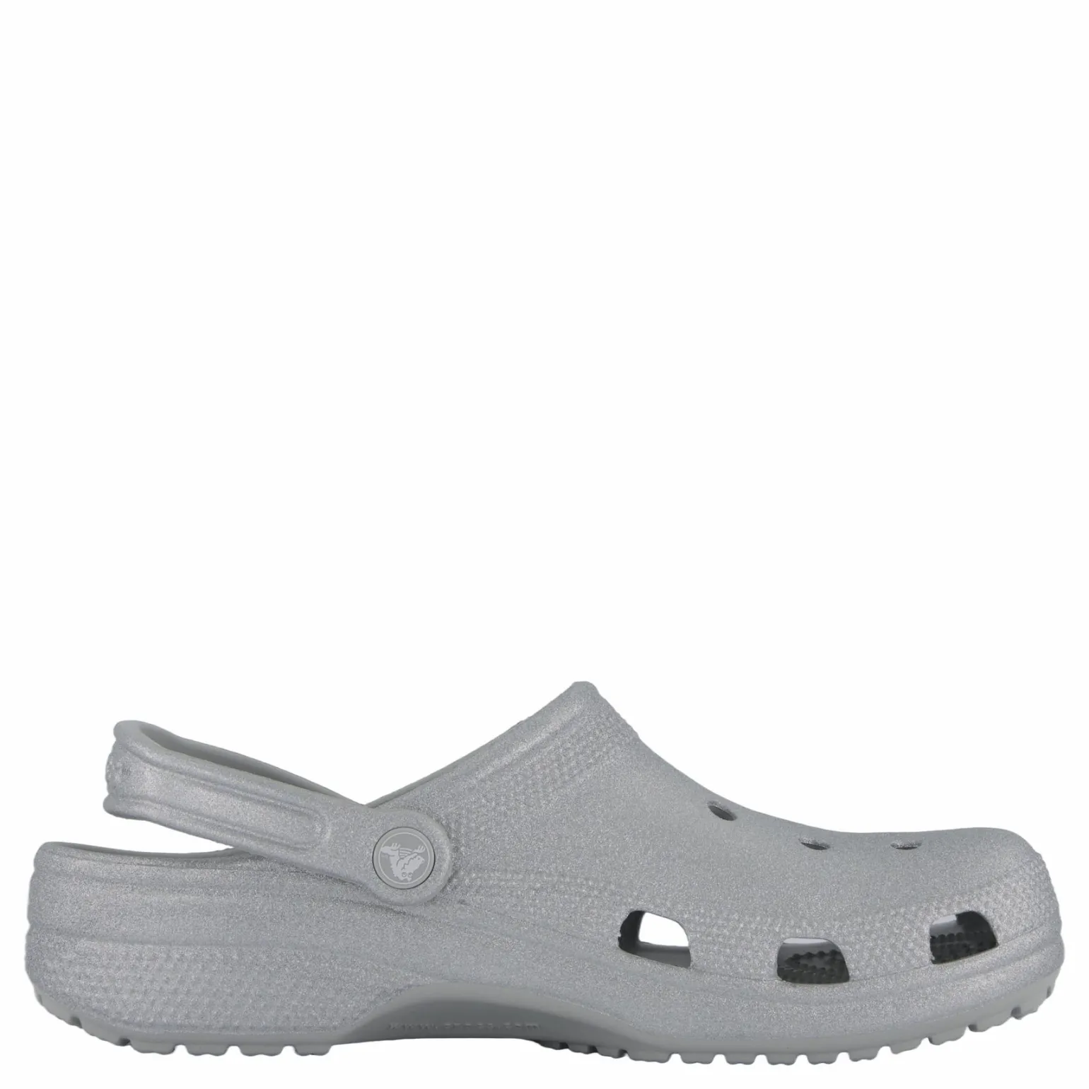 Classic Glitter Clog Silver Glitter
