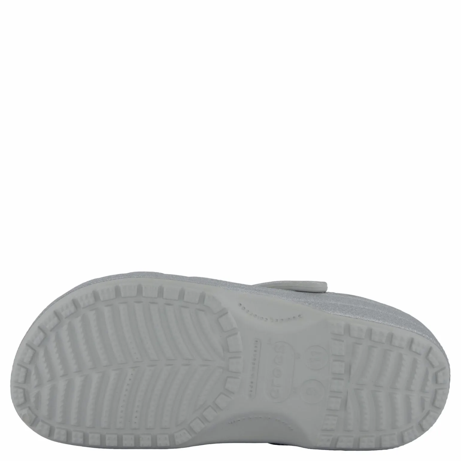 Classic Glitter Clog Silver Glitter