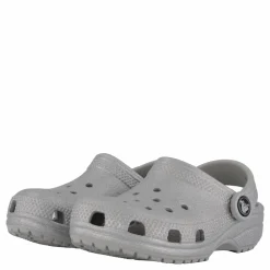 Classic Glitter Clog T Silver Glitter