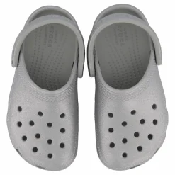 Classic Glitter Clog T Silver Glitter