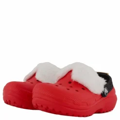Classic Lined Santa Clog T Varsity Red/multi