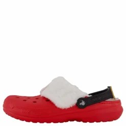 Classic Lined Santa Clog Varsity Red/multi