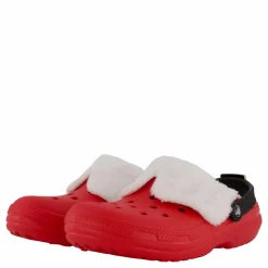 Classic Lined Santa Clog Varsity Red/multi