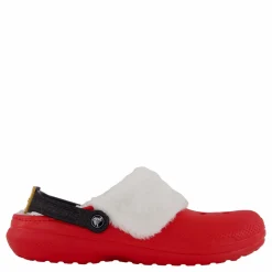 Classic Lined Santa Clog Varsity Red/multi