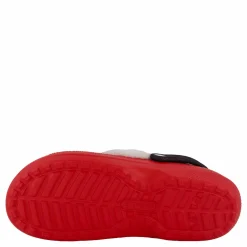 Classic Lined Santa Clog Varsity Red/multi