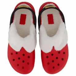 Classic Lined Santa Clog Varsity Red/multi