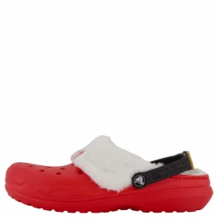 Classic Lined Santa Clog K Varsity Red/multi
