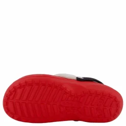 Classic Lined Santa Clog K Varsity Red/multi