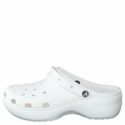 Classic Platform Clog White