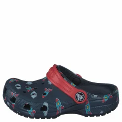 Classic Printed Clog Kids Navy