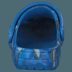 Classic Shark Clog Kids Prep Blue