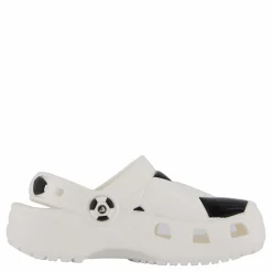 Classic Soccer Ball Clog T White/black