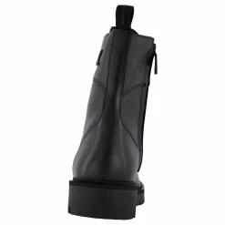 Combat Boot Mid Zip Lth In Cal Triple Black