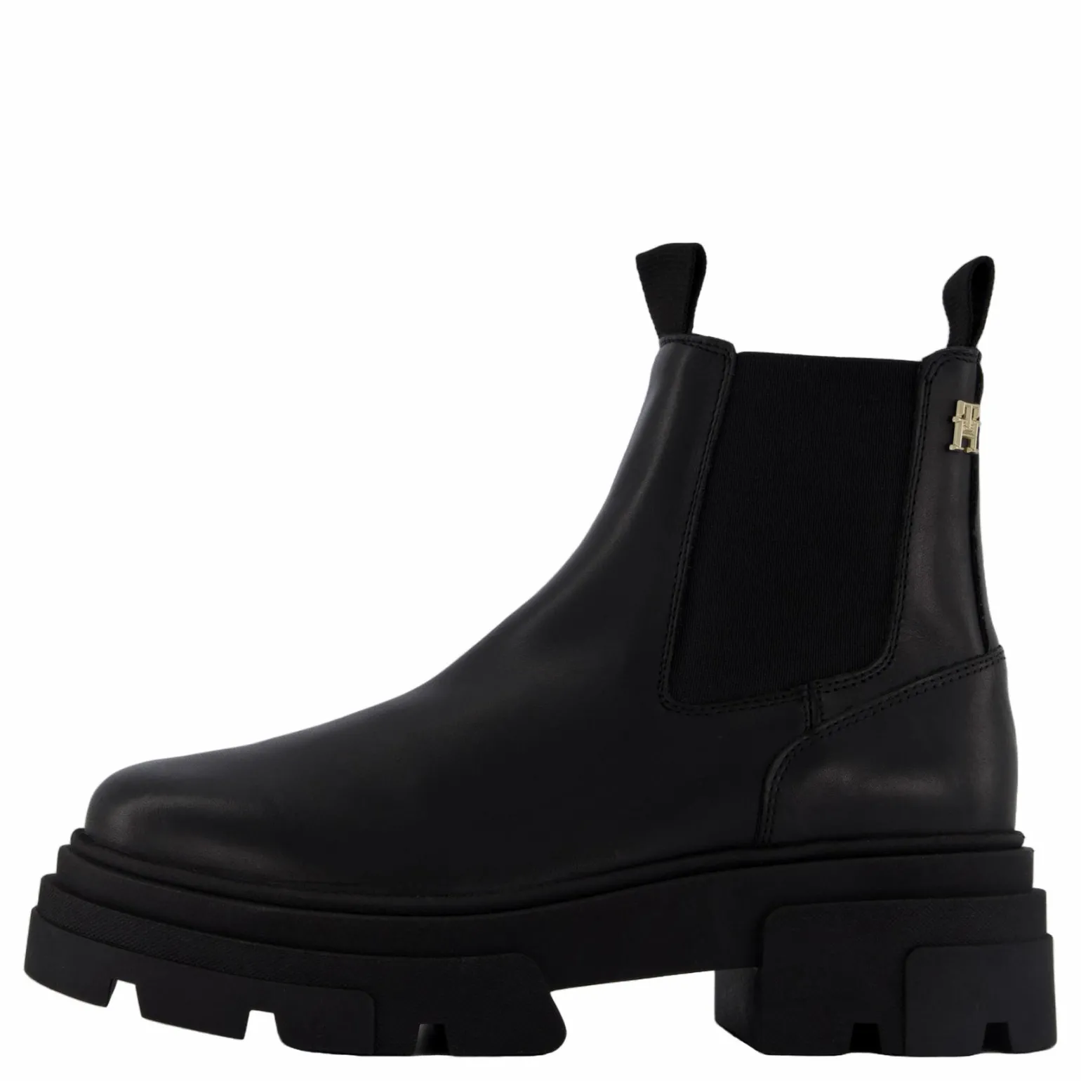 Combat Leather Low Chelsea Black