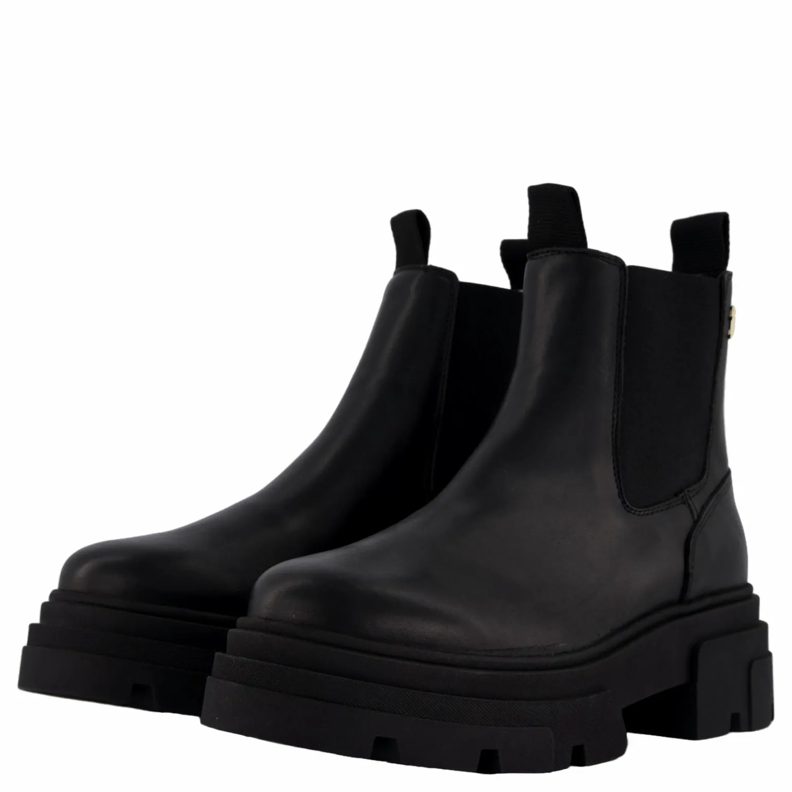 Combat Leather Low Chelsea Black