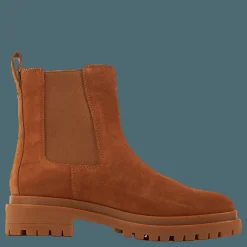 Corinne Suede Bootie Whiskey